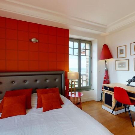 Les Roches Grises, Luxueuse Villa Face Mer, 4Etoiles, Spa Et Jardin Panoramique, Societe La Clef Decamp Granville Eksteriør billede