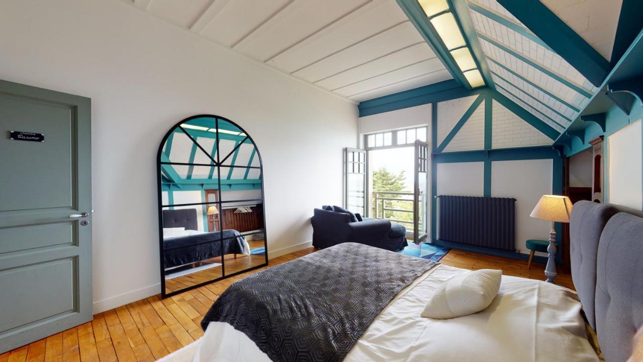 Les Roches Grises, Luxueuse Villa Face Mer, 4Etoiles, Spa Et Jardin Panoramique, Societe La Clef Decamp Granville Eksteriør billede
