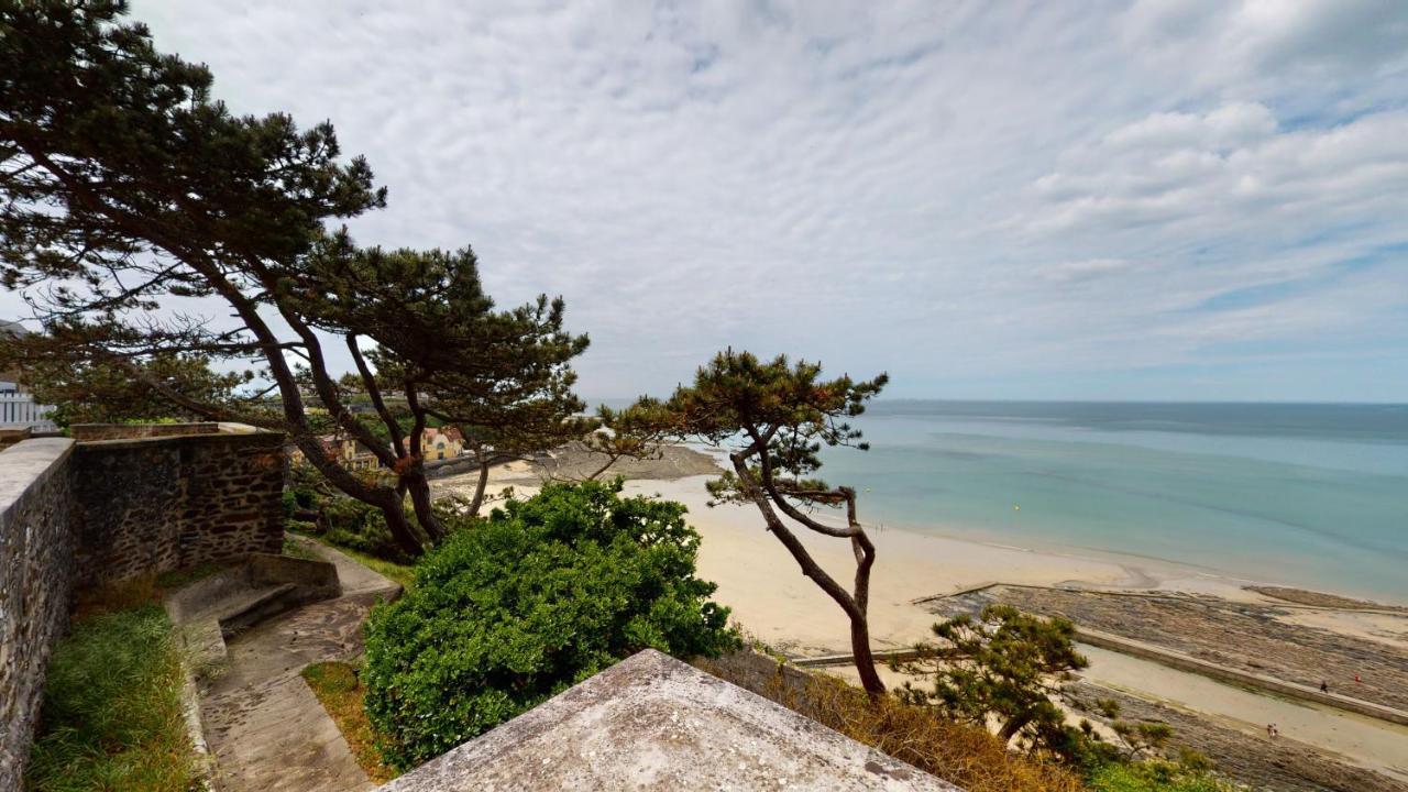 Les Roches Grises, Luxueuse Villa Face Mer, 4Etoiles, Spa Et Jardin Panoramique, Societe La Clef Decamp Granville Eksteriør billede